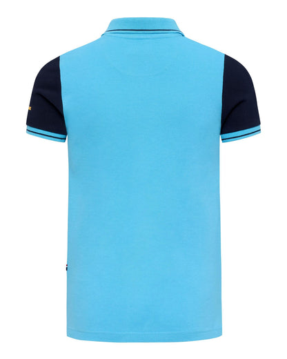 USPA Boy's Sash Pique Polo Heritage Blue