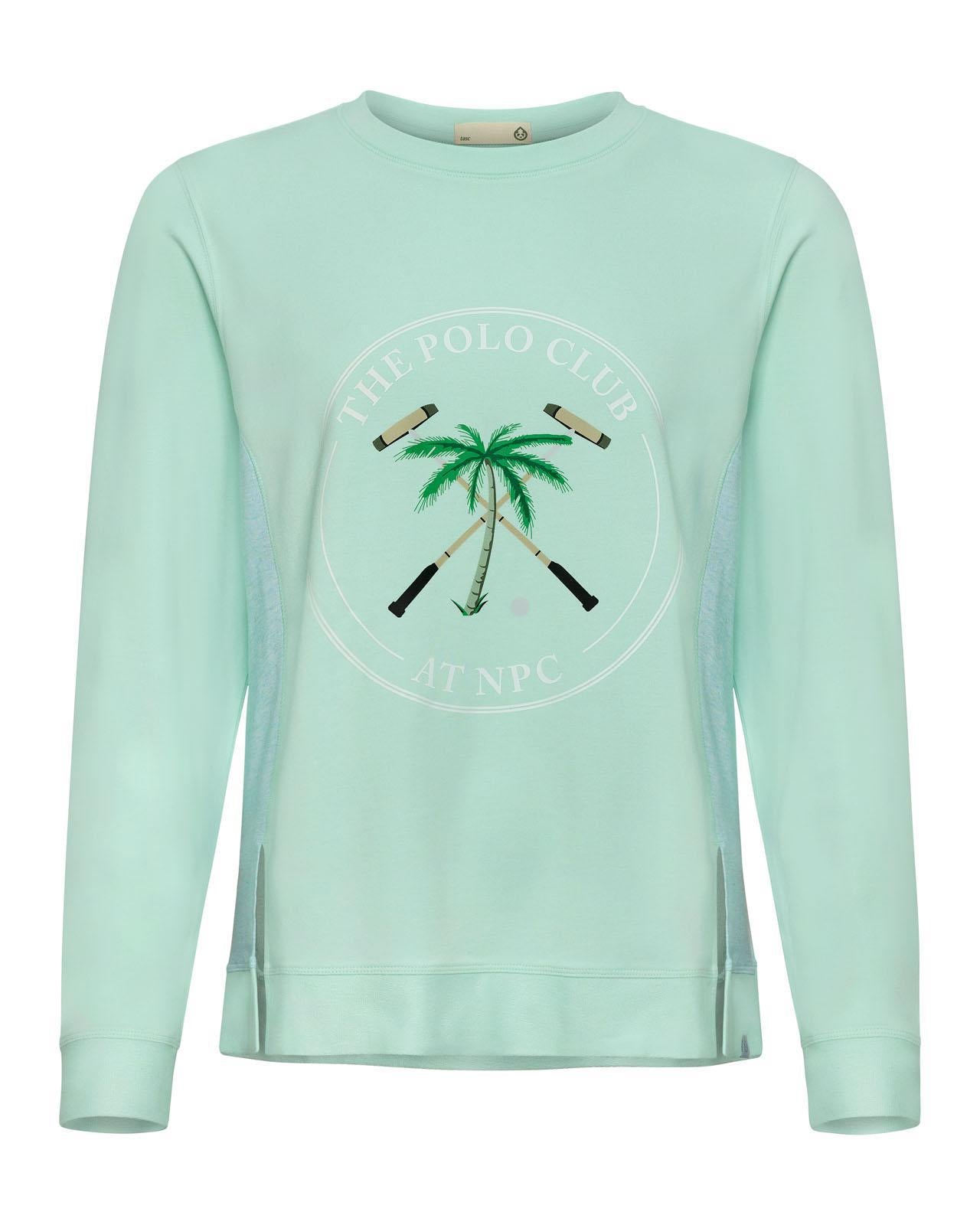 The Polo Club Women's Riverwalk Sweatshirt Serene Green