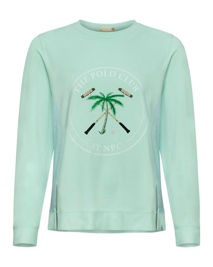The Polo Club Women's Riverwalk Sweatshirt Serene Green