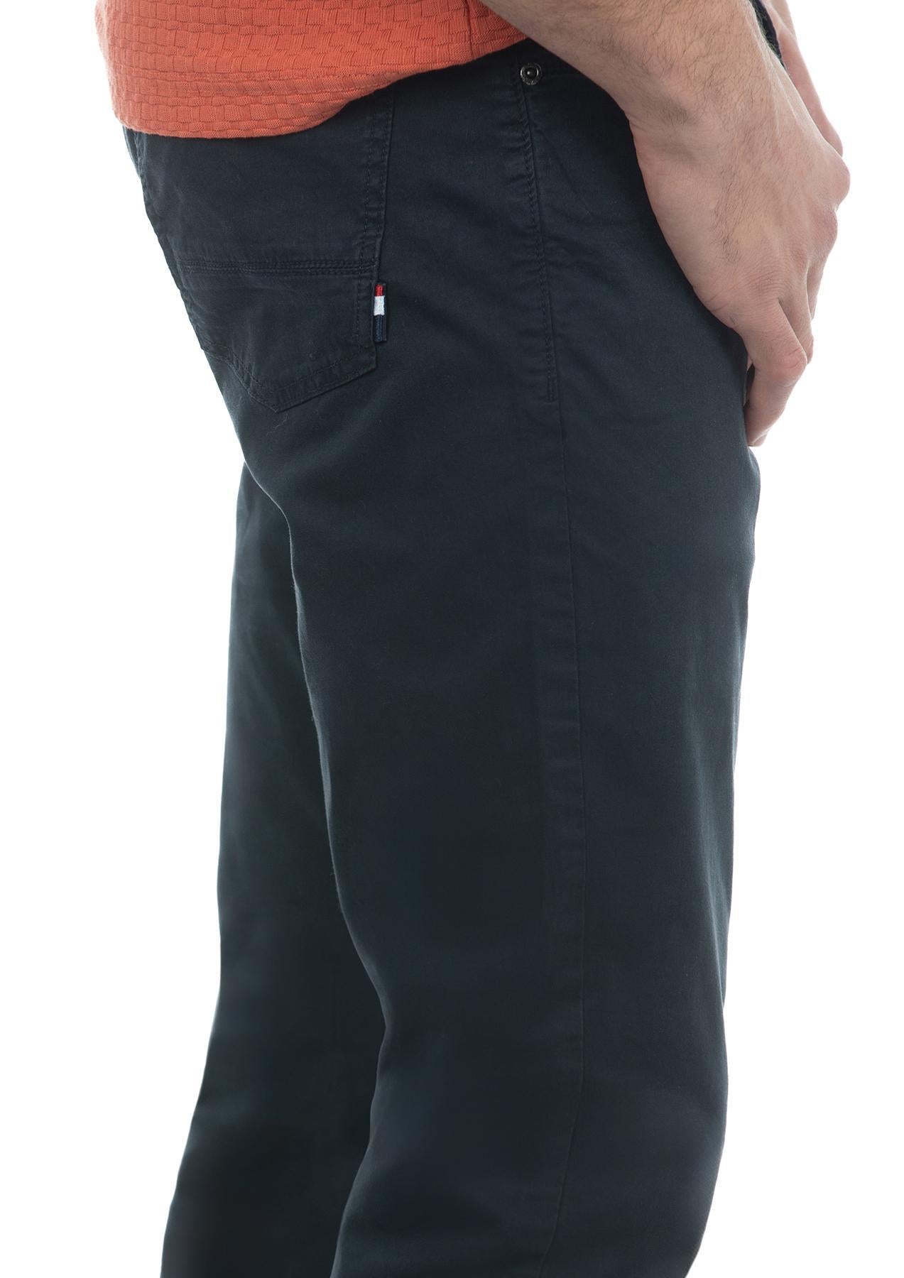 USPA Men&#39;s 5-Pocket Stretch Twill Overdyed Pant Navy