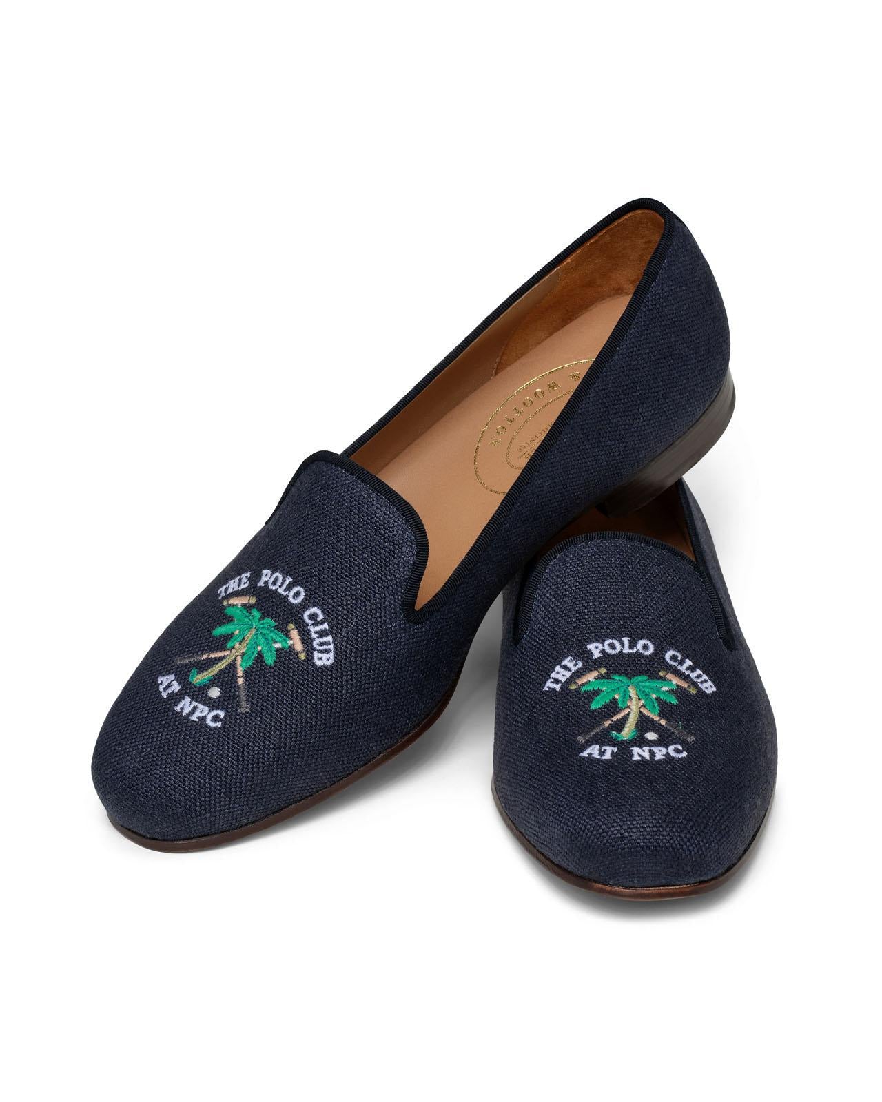 Men's The Polo Club X Stubbs & Wootton Linen in Navy