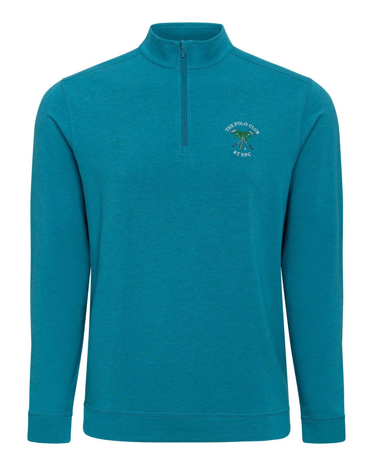 Men's Quarter Zip Pullover Bay Green