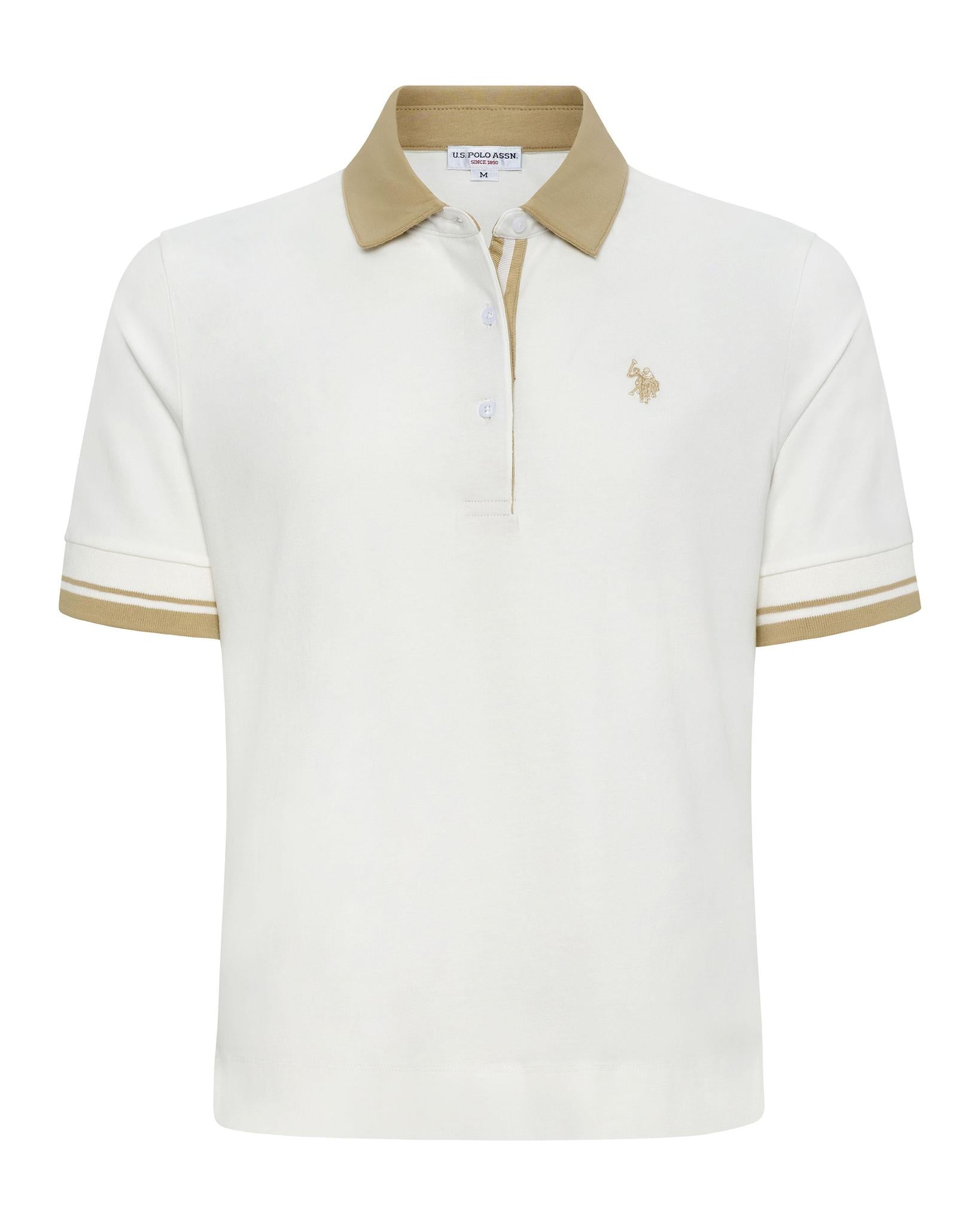 USPA Women's Zada SS Polo Ivory – USPA Shop