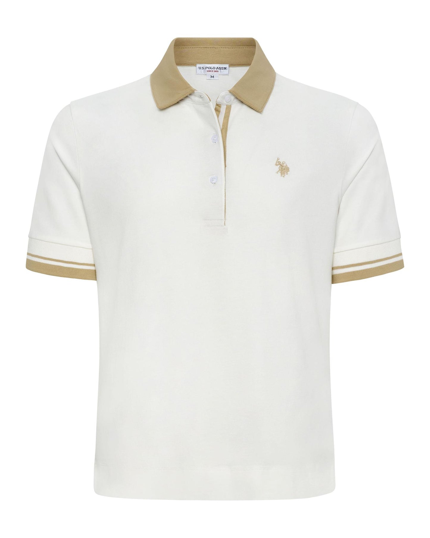 USPA Women's Zada SS Polo Ivory
