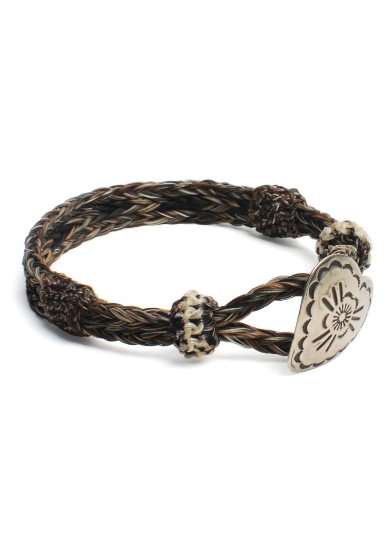 USPA Chamula Concho Bracelet Brown