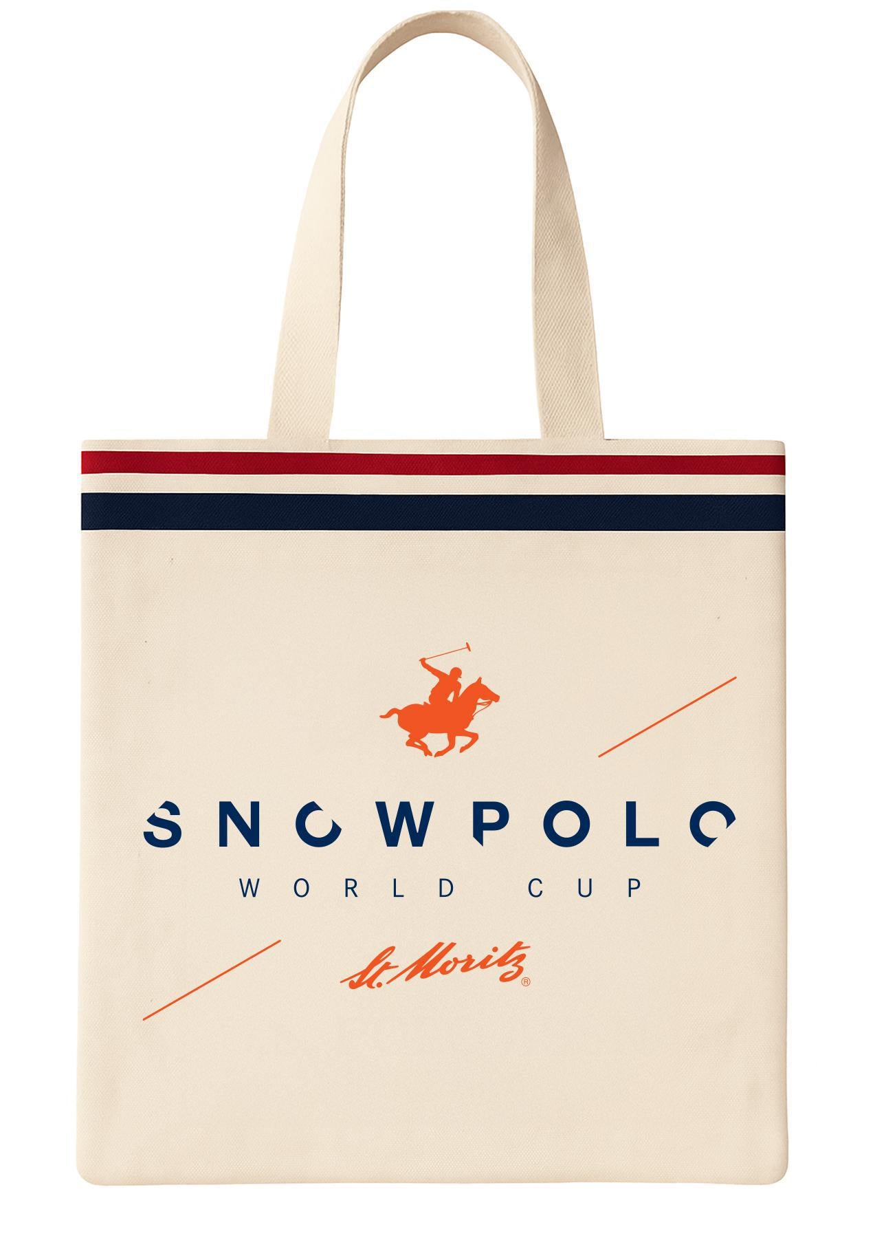 USPA x St. Moritz Snow Polo Canvas Tote