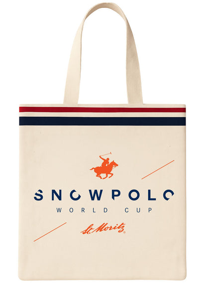 USPA x St. Moritz Snow Polo Canvas Tote