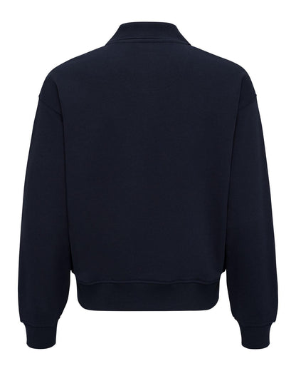 USPA Women's Wreath Graphic Tipped LB Rugby Sweat Navy Iris