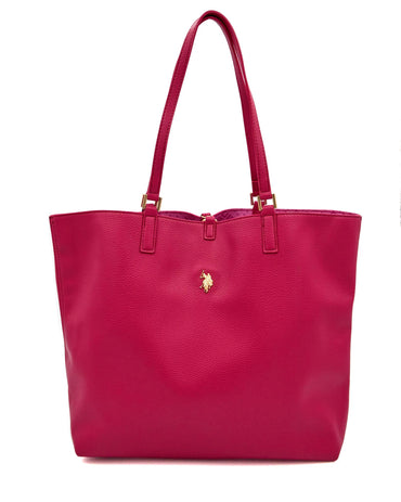 USPA Malibu Reversible Large Tote Bag Fuchsia