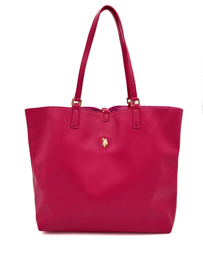 USPA Malibu Reversible Large Tote Bag Fuchsia