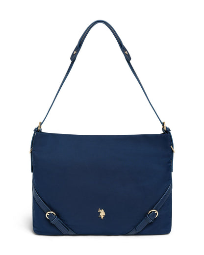USPA Houston Horizontal Hobo Bag Navy