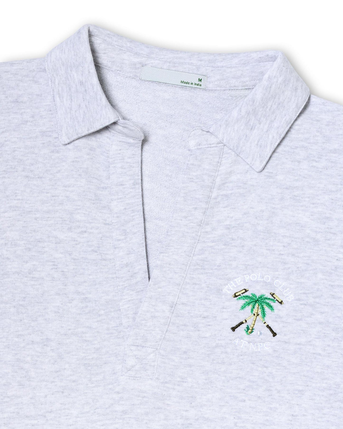 The Polo Club Women's Polo Sweatshirt Heather Grey