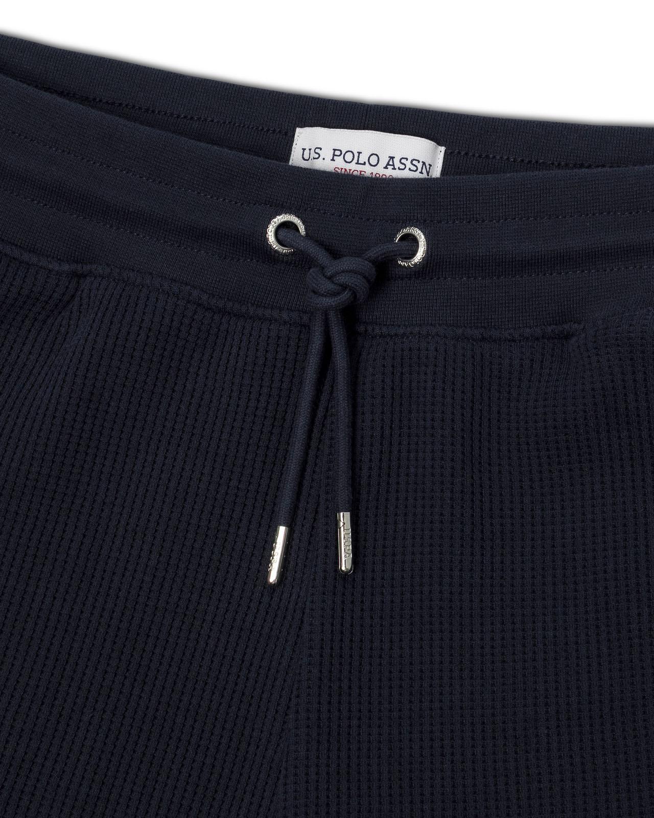 USPA Men's Waffle Short Dark Sapphire Navy/Moonlight Blue