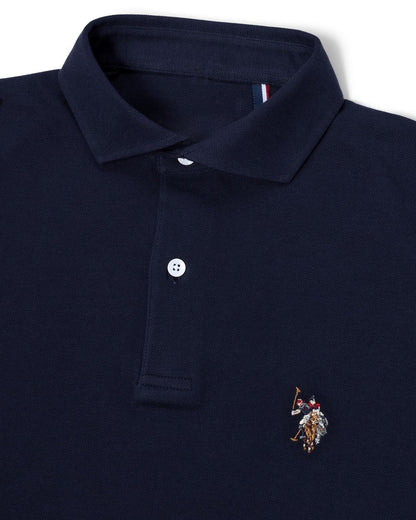 USPA Men's Pique Polo Navy