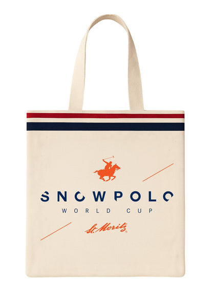 USPA x St. Moritz Snow Polo Canvas Tote