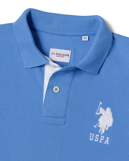 USPA Boys Player 3 Polo Shirt Campanula