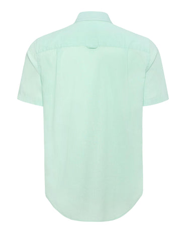 USPA Men's Linen Blend SS Shirt Honeydew