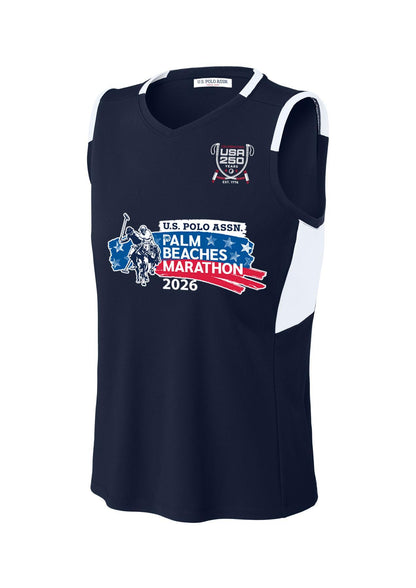 USPA x 2026 Palm Beaches Marathon Women's Tank Navy