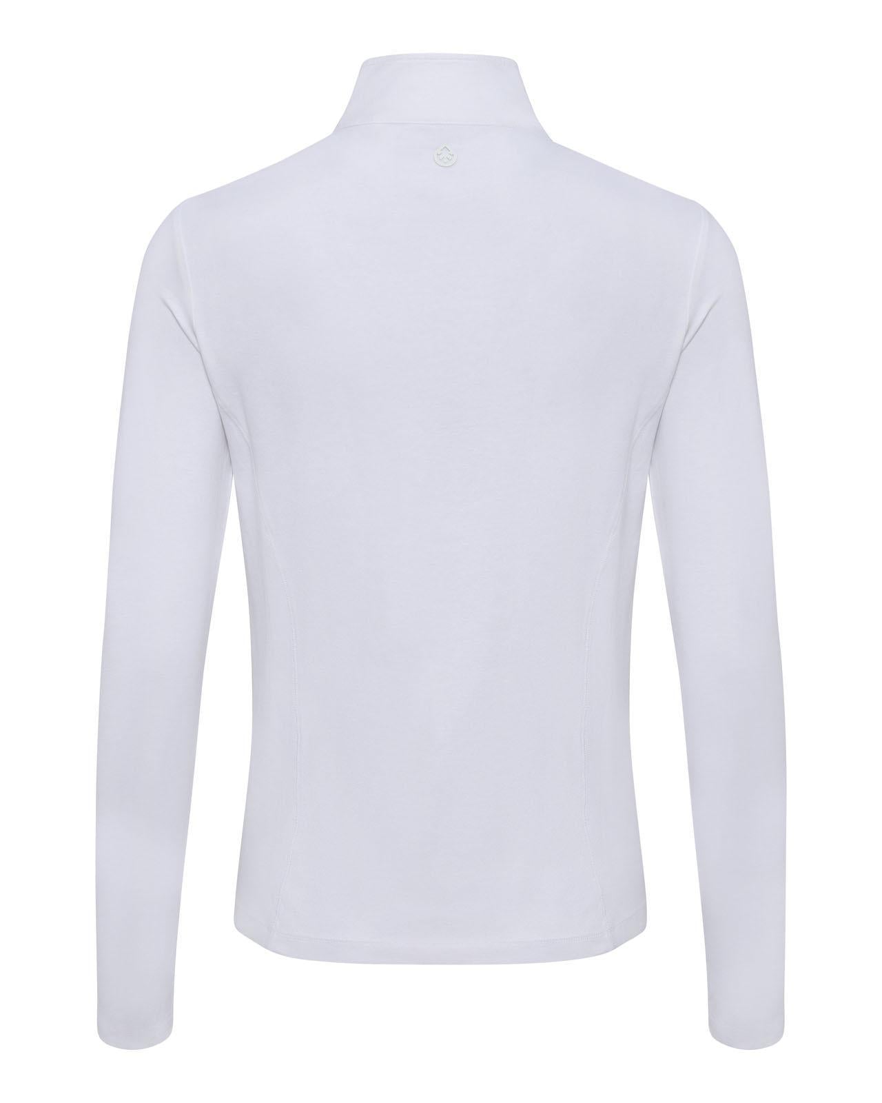 The Polo Club Women's Quarter Zip Pullover White