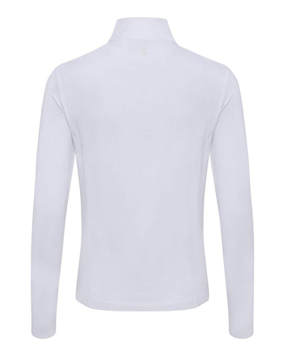 The Polo Club Women's Quarter Zip Pullover White
