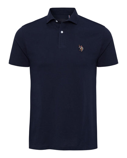 USPA Men's Pique Polo Navy